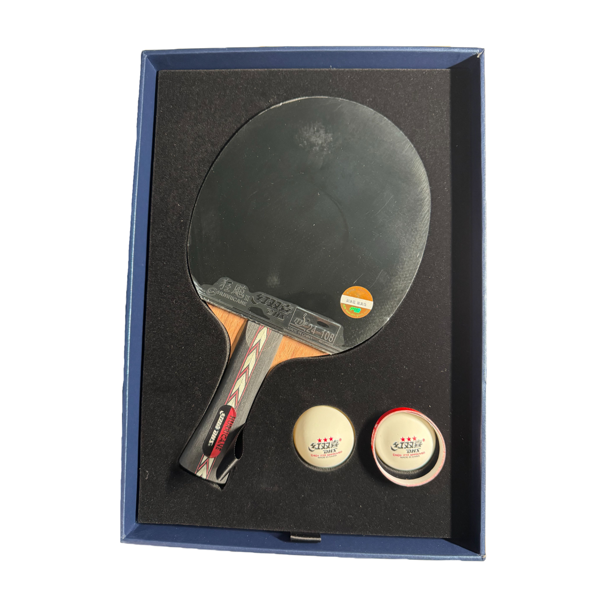 DHS Hurricane NO. Table Tennis Racket Set