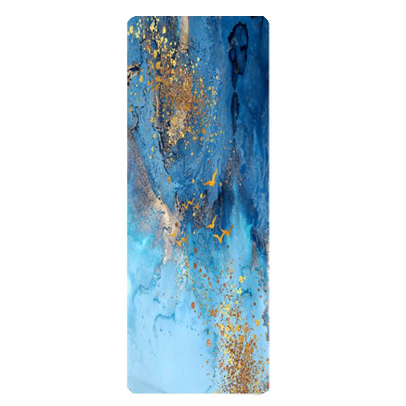 Van gaali rubber suede thickened yoga mat