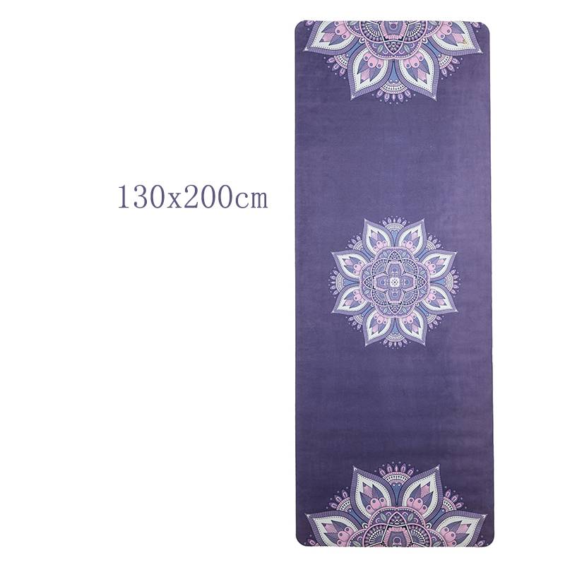 Van gaali rubber suede thickened yoga mat