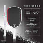 JOOLA Graf Pro 16mm Pickleball Paddle