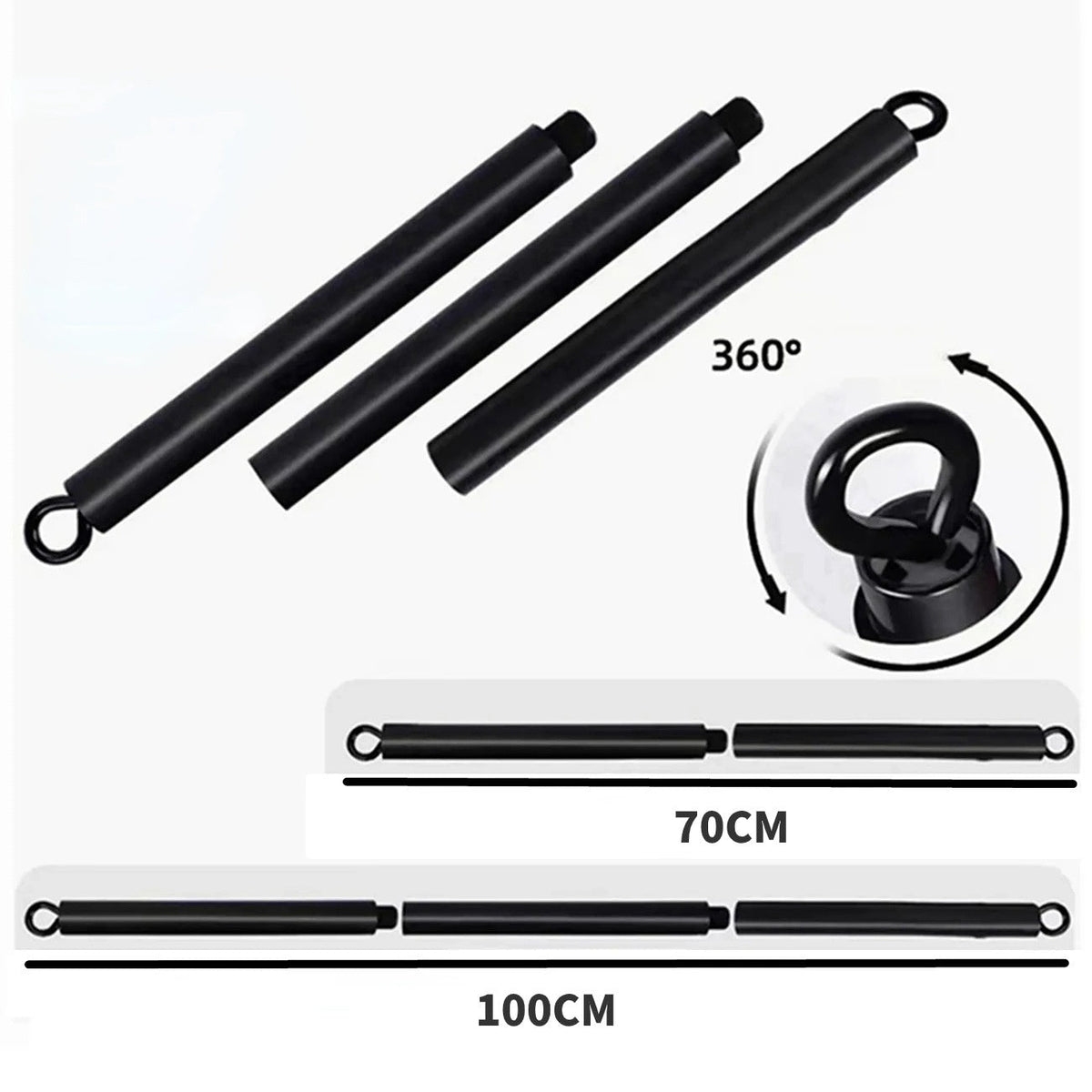 Pilates Stick Multifunctional Fitness Stick Pilates Equipment Yoga