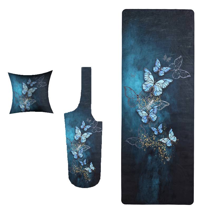 Van gaali rubber suede thickened yoga mat