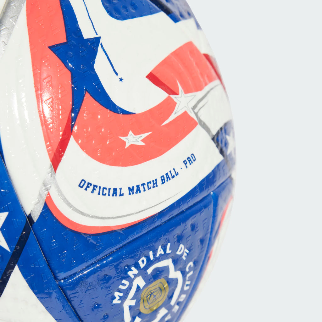 Adidas FCWC "Mundial de Clubes" Soccer Match Soccer Ball- White/Lucid Red