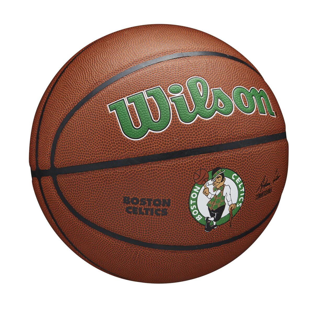 Personalised WILSON - NBA Team Composite Boston Celtics Basketball