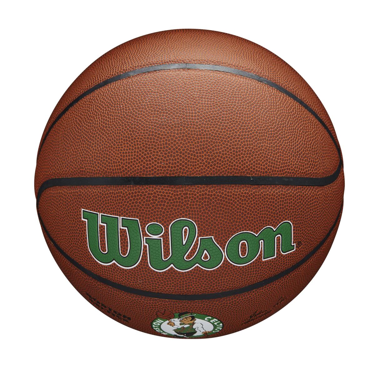 Personalised WILSON - NBA Team Composite Boston Celtics Basketball