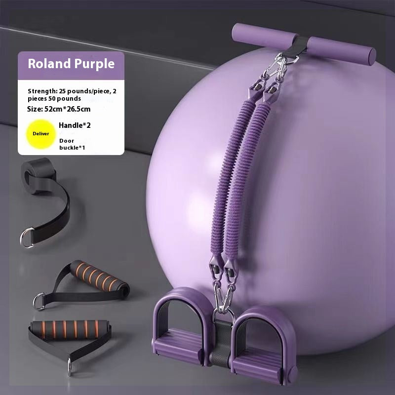 Pedal Chest Expander Anti-break Four-strand Pulling Rope Practice